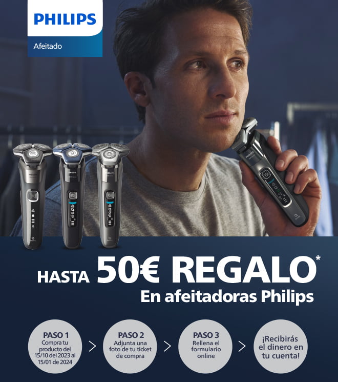 Reembolso afeitado Philips